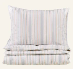 Påslakanset i bäckebölja multi - 230x220+50x60 cm