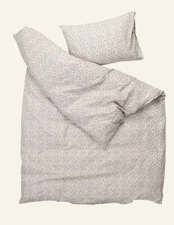 Påslakanset i bomull multi/grön - 150x210 cm