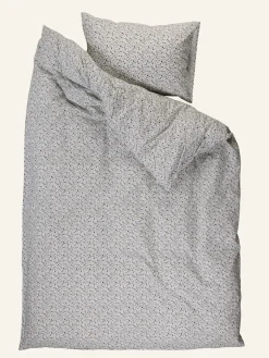 Påslakanset i bomull multi/blå - 150x210 cm
