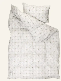 Påslakanset i bomull multi/blå - 150x210 cm