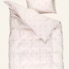 Påslakanset i bomull rosa - 150x210 cm/50x60 cm