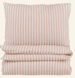 Påslakanset i bomull rosa - 150x210 cm/50x60 cm