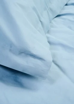 Påslakanset i percale dimblå - 150x210 cm
