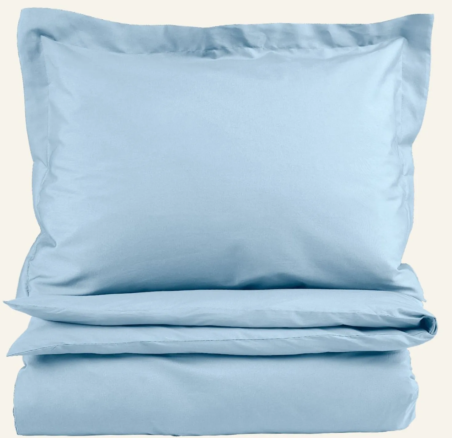 Påslakanset i percale dimblå - 150x210 cm