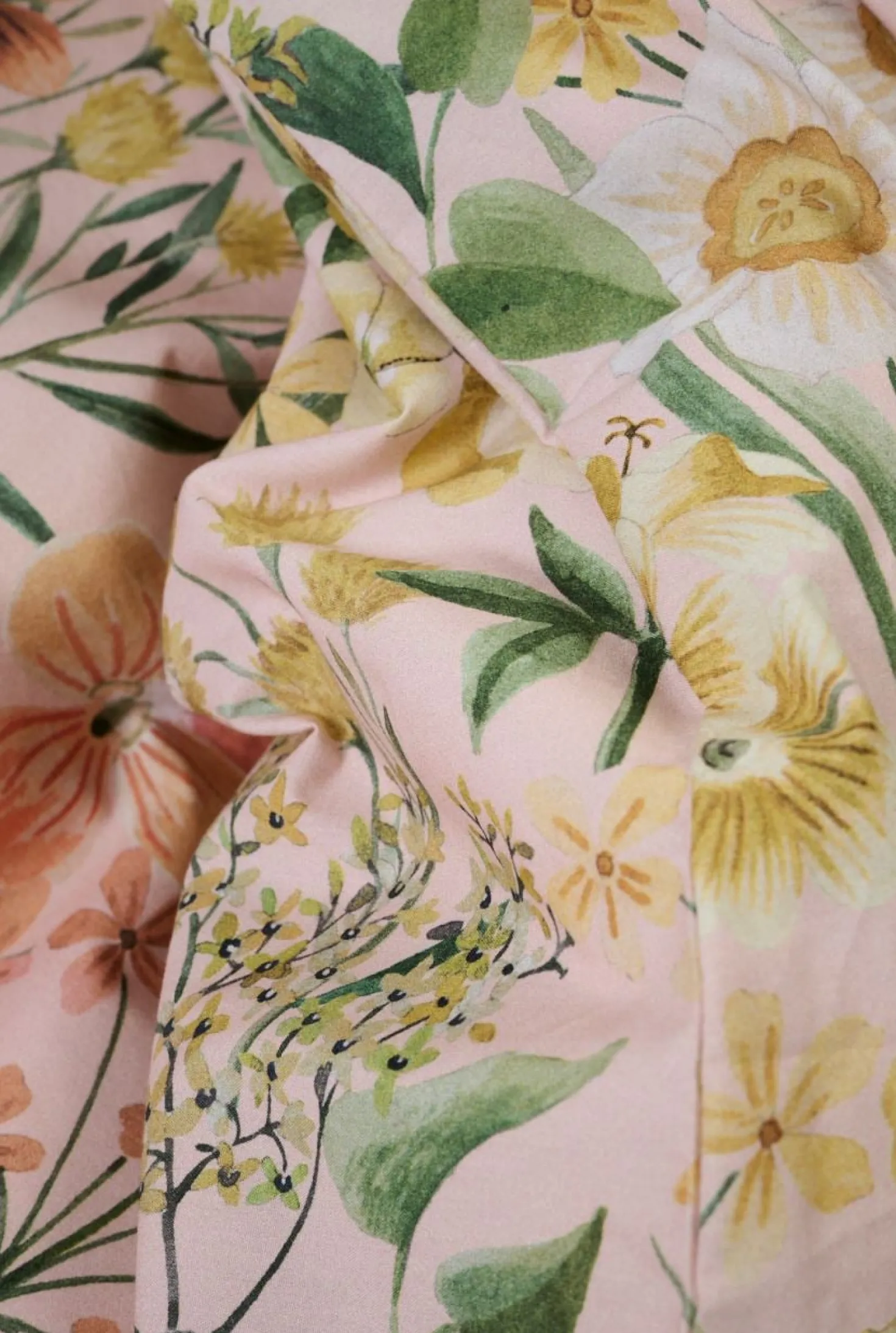 Påslakanset i percale multi - 150x210 cm