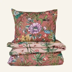Påslakanset i percale rosa - 150x210 cm