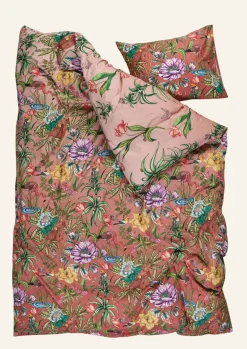 Påslakanset i percale rosa - 150x210 cm