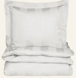Påslakanset i satin offwhite - 150x210 cm