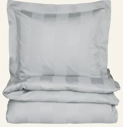 Påslakanset i satin stål - 150x210 cm