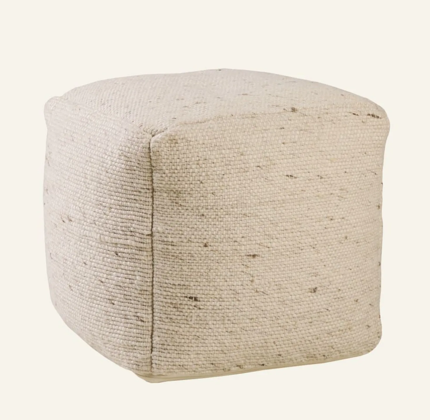 Puff beige - 40x40x40 cm