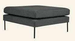 Puff grå - 90x90x47 cm