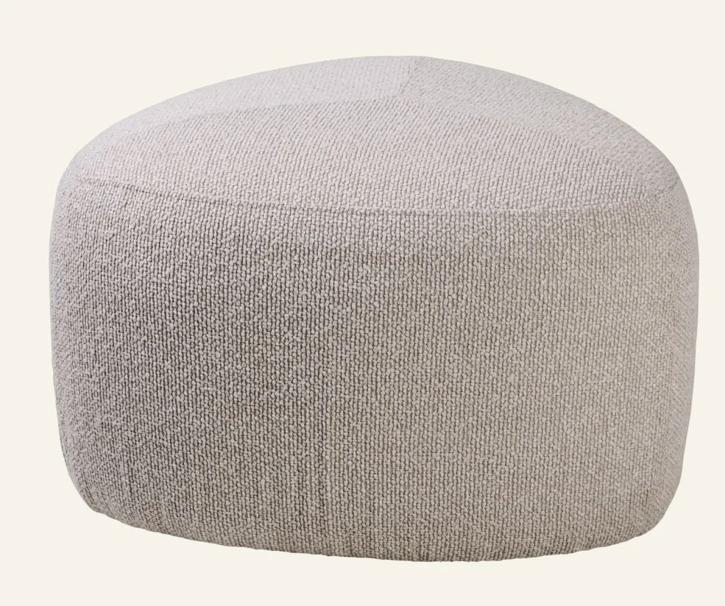 Puff multi/beige - 65x65x38 cm