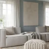 Puff offwhite - 55x55x22 cm