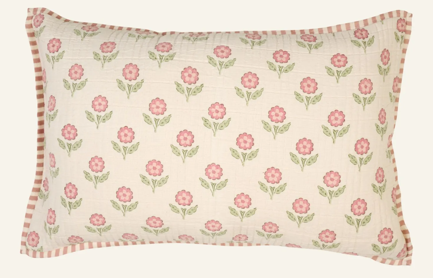 Pyntkuddfodral multi/rosa - 40x60 cm