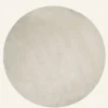 Rund matta ljusbeige - ø200 cm