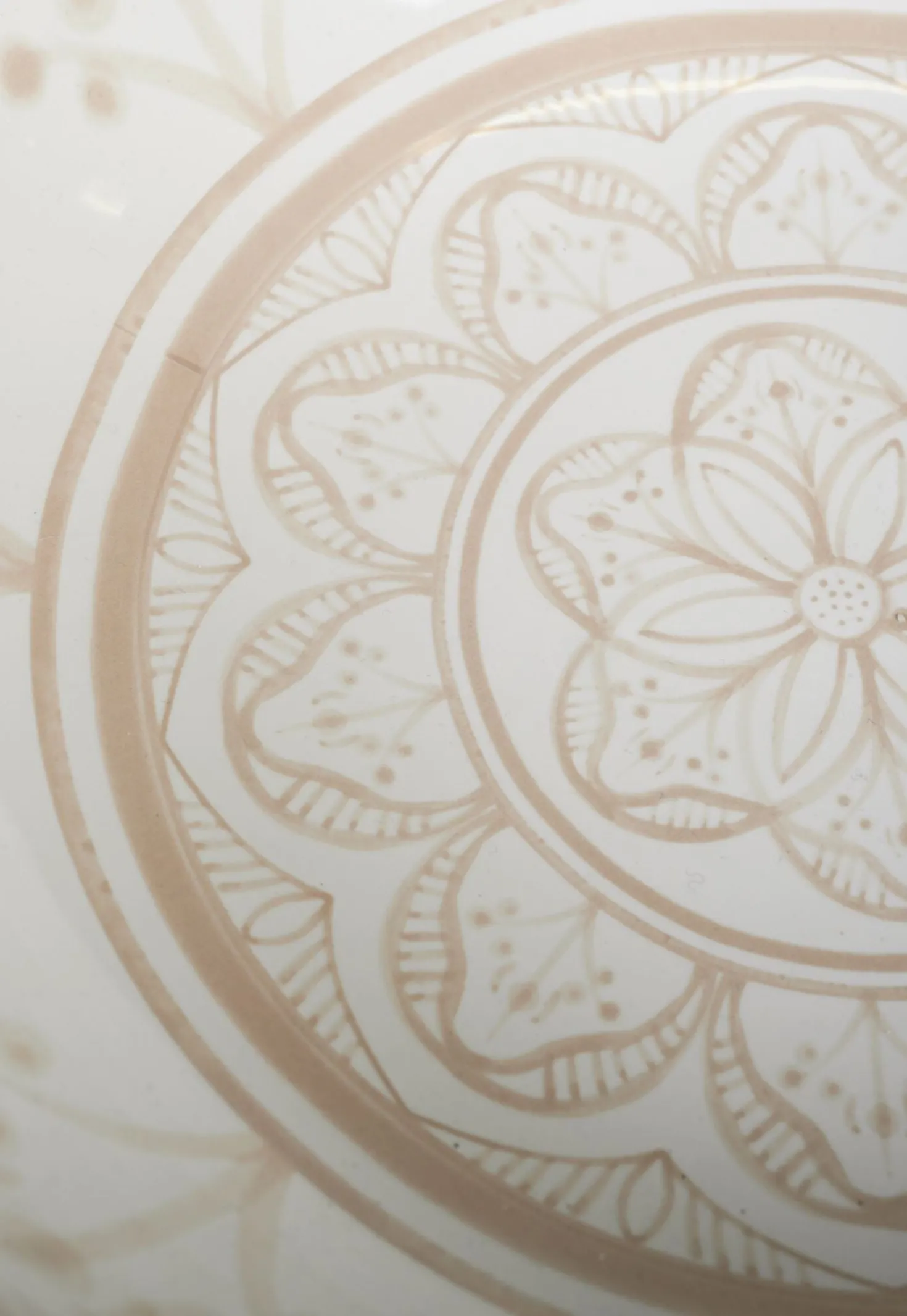 Salladsskål beige - ø29 cm