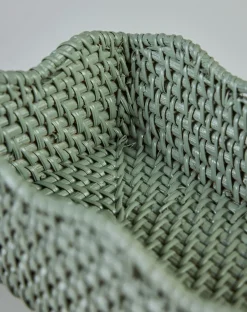 Servettkorg grön - 24,5x15x7,5 cm