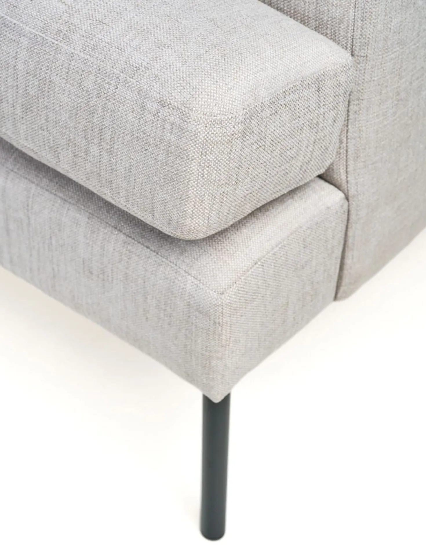3-sits soffa beige - 189x94x80 cm