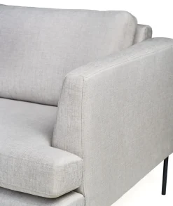 3-sits soffa beige - 189x94x80 cm