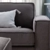 3-sits soffa brun - 222x95x79 cm