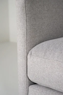 3-sits soffa ljusgrå - 227x100x83 cm
