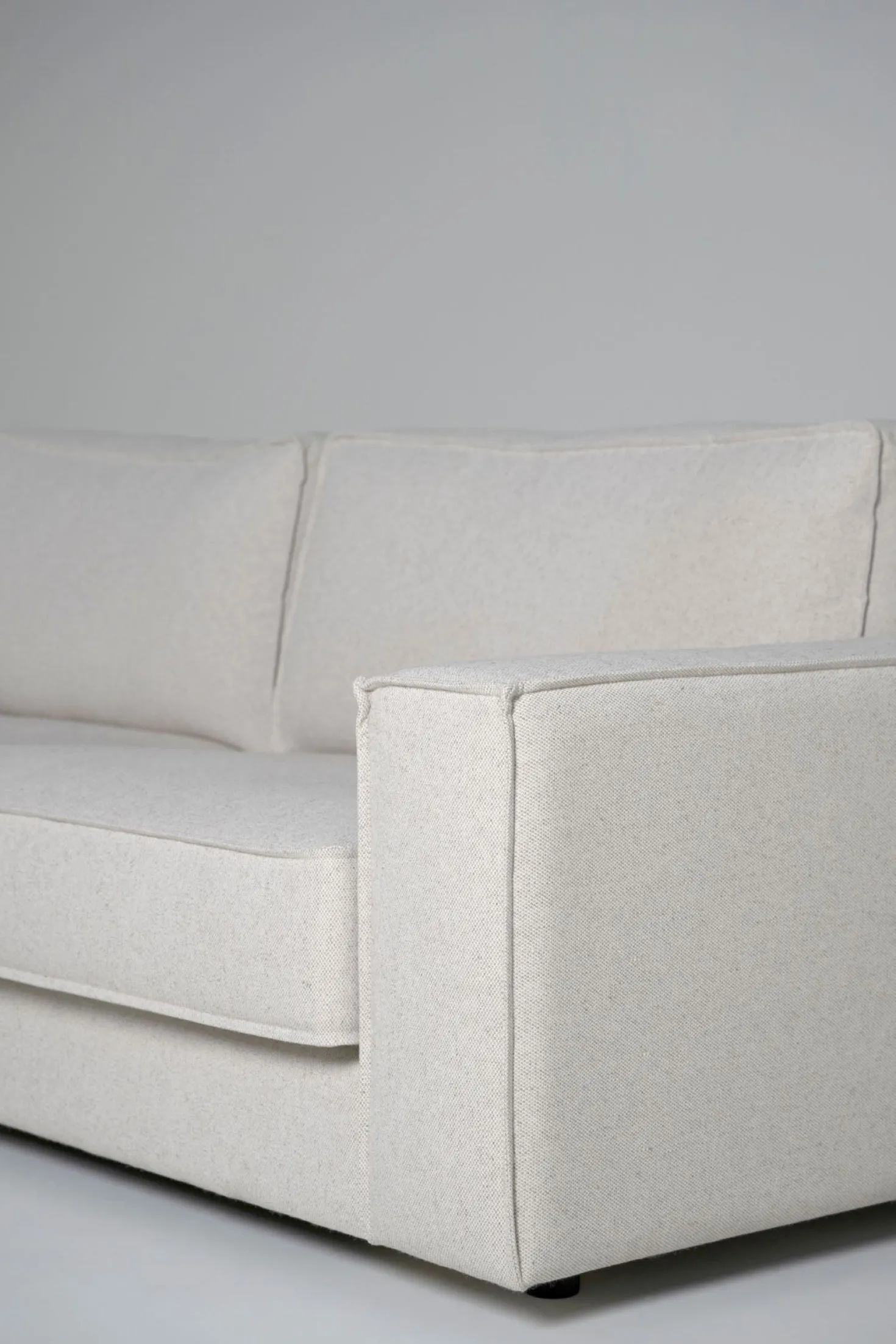 3-sits soffa natur - 222x95x79 cm