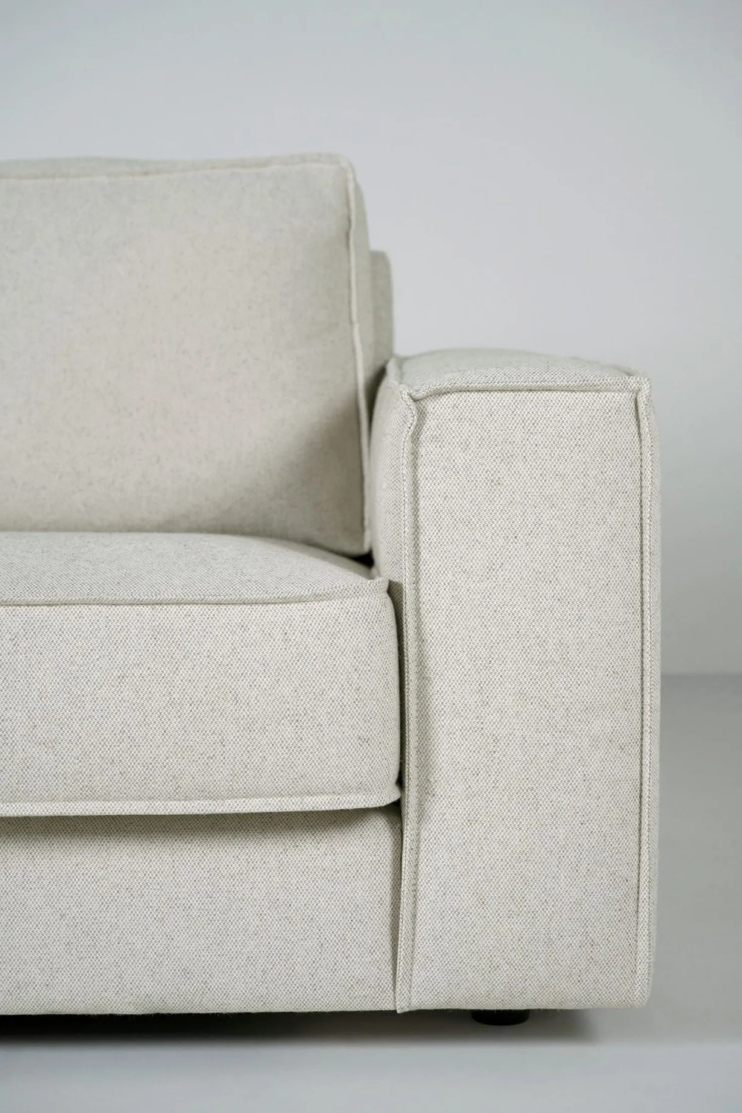3-sits soffa natur - 222x95x79 cm