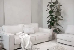 3-sits soffa natur - 222x95x79 cm