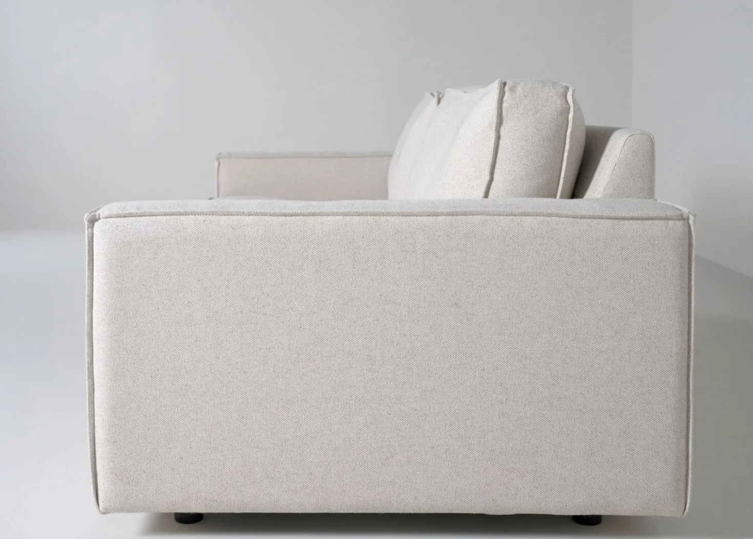 3-sits soffa natur - 222x95x79 cm