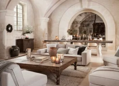 3-sits soffa natur - 222x95x79 cm