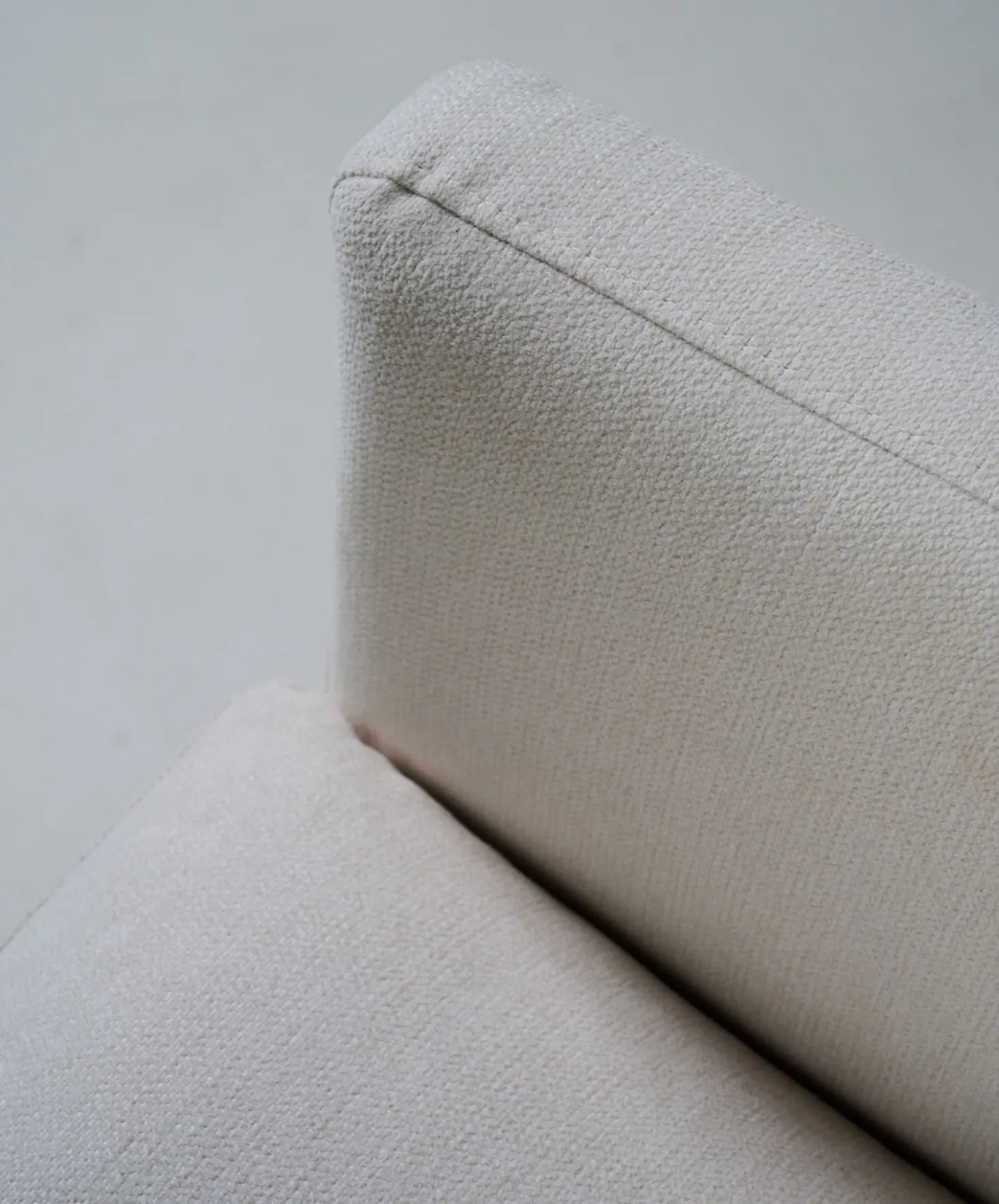 3-sits soffa vit - 227x100x83 cm