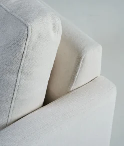 3-sits soffa vit - 227x100x83 cm