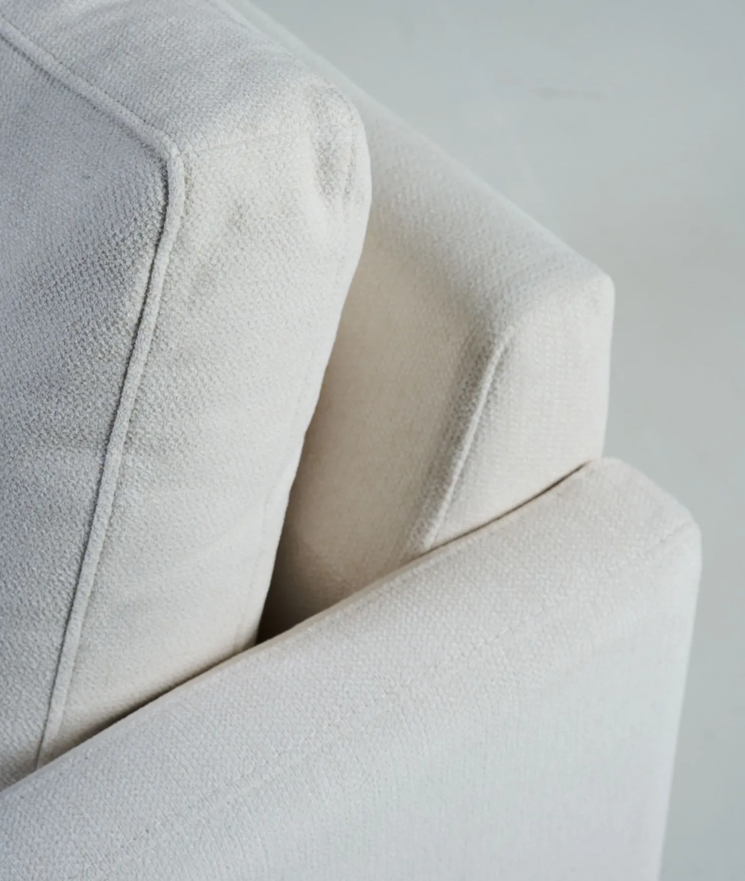 3-sits soffa vit - 227x100x83 cm
