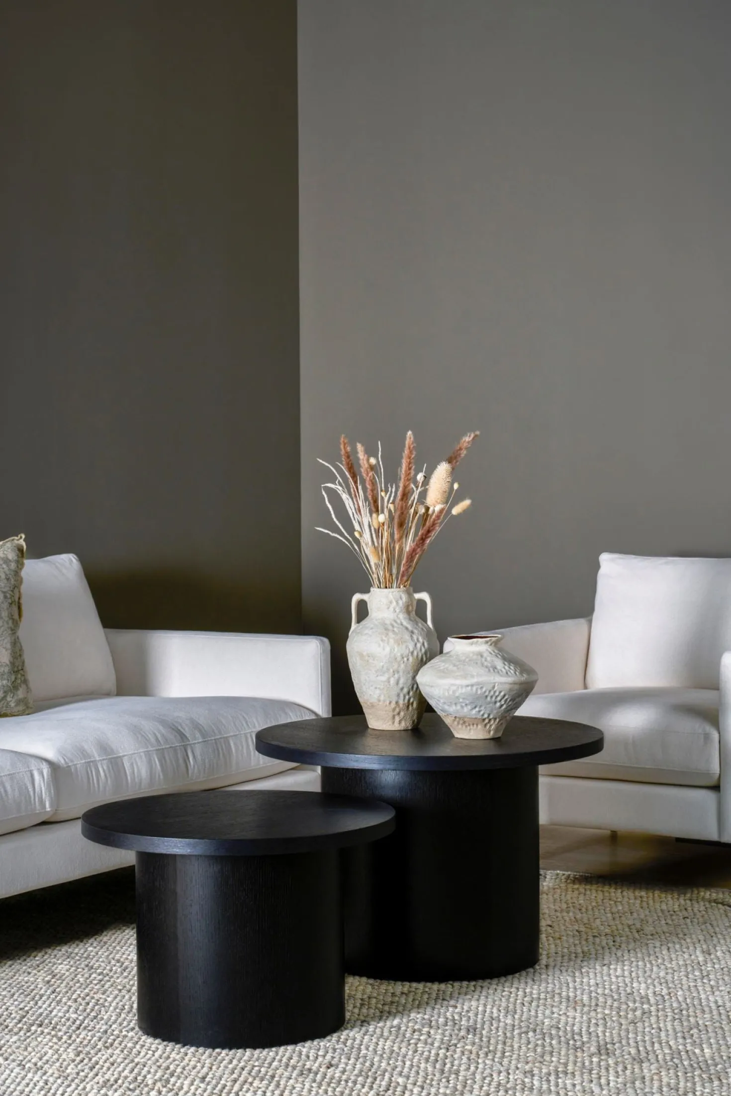 3-sits soffa vit - 227x100x83 cm