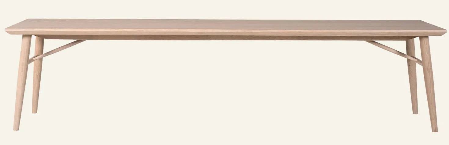 Sittbänk natur - 40x190x45 cm