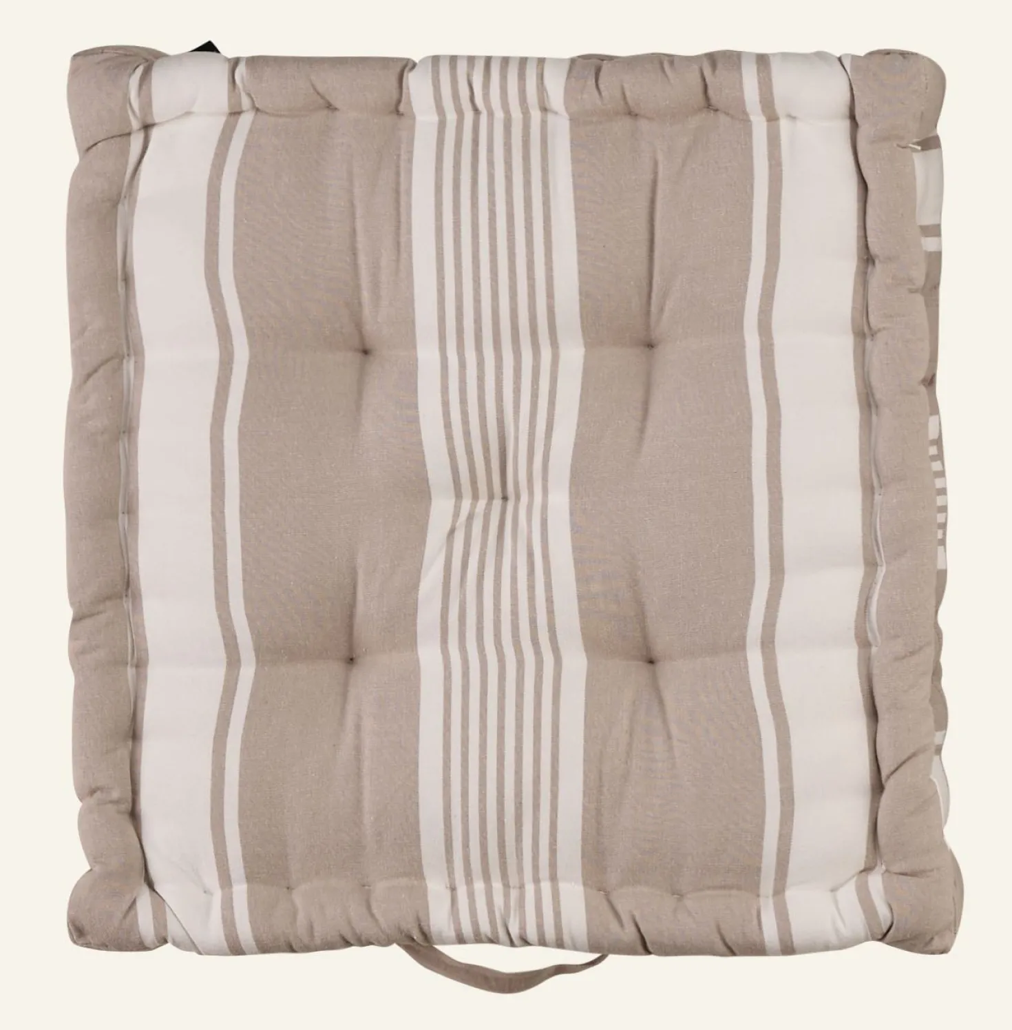 Sittkudde taupe - 45x45x7 cm