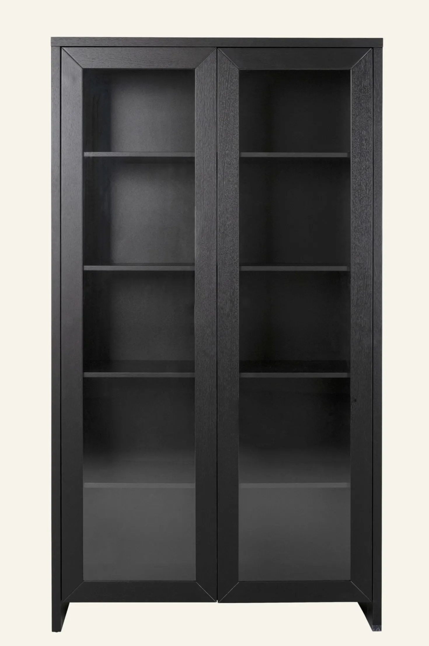 Skåp svart - 100x40x183 cm