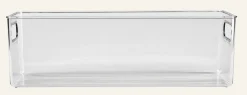 Smal förvaringslåda transparent - 9,6x39x12,2 cm