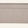 Sängbänk beige - 145x46x47 cm