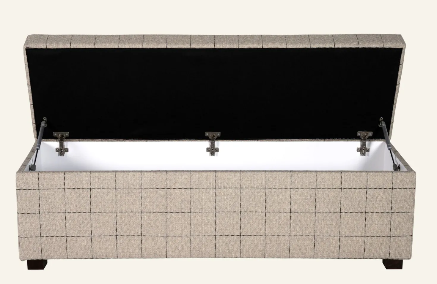 Sängbänk multi/beige - 145x46x47 cm