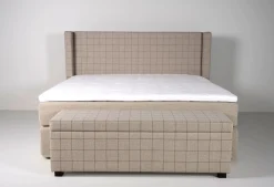 Sängbänk multi/beige - 145x46x47 cm