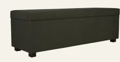 Sängbänk olivgrön - 145x46x47 cm