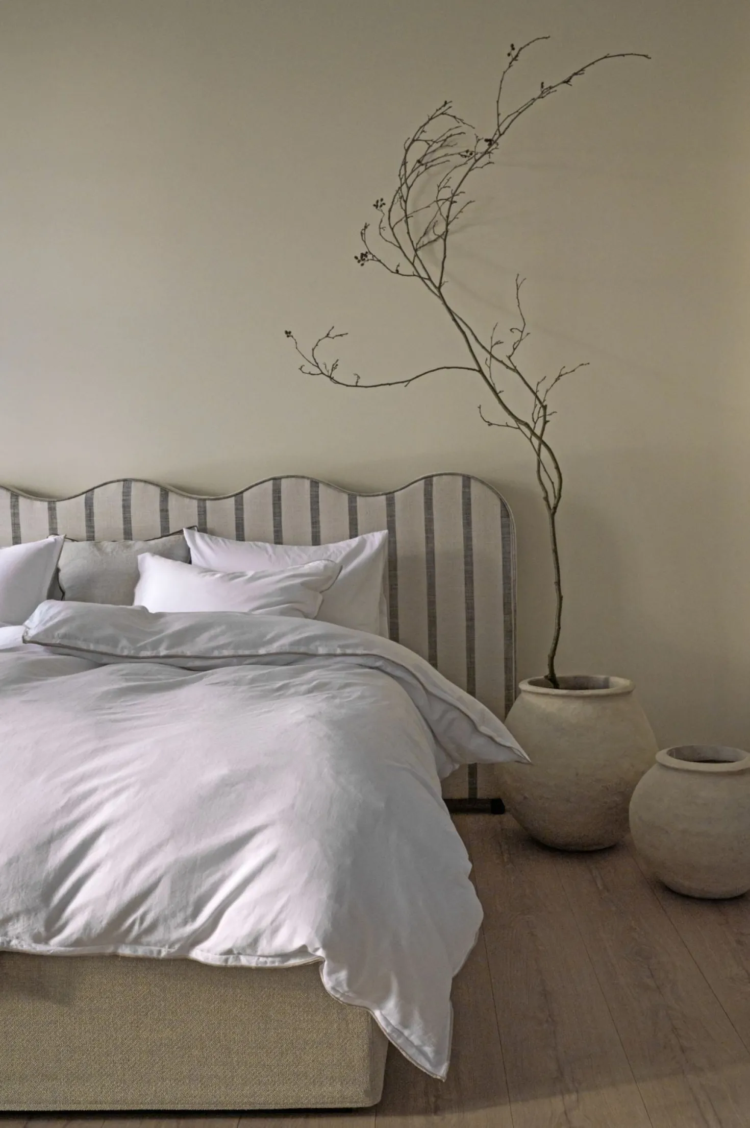 Sänggavel multi/beige - 197x7x113 cm