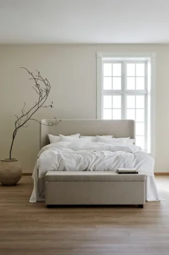 Sänggavel natur - 180 cm
