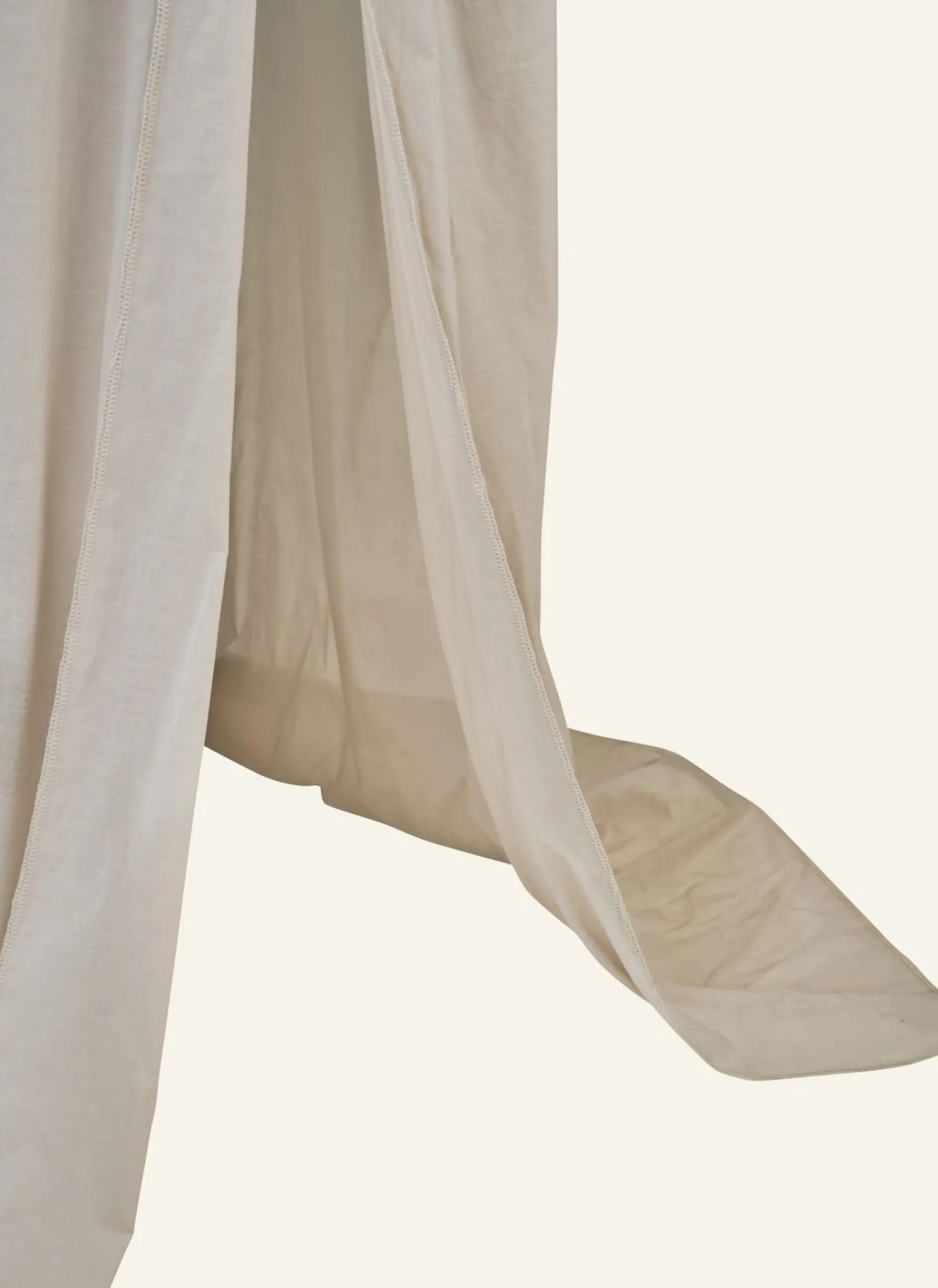 Sänghimmel beige - 250 cm ø55