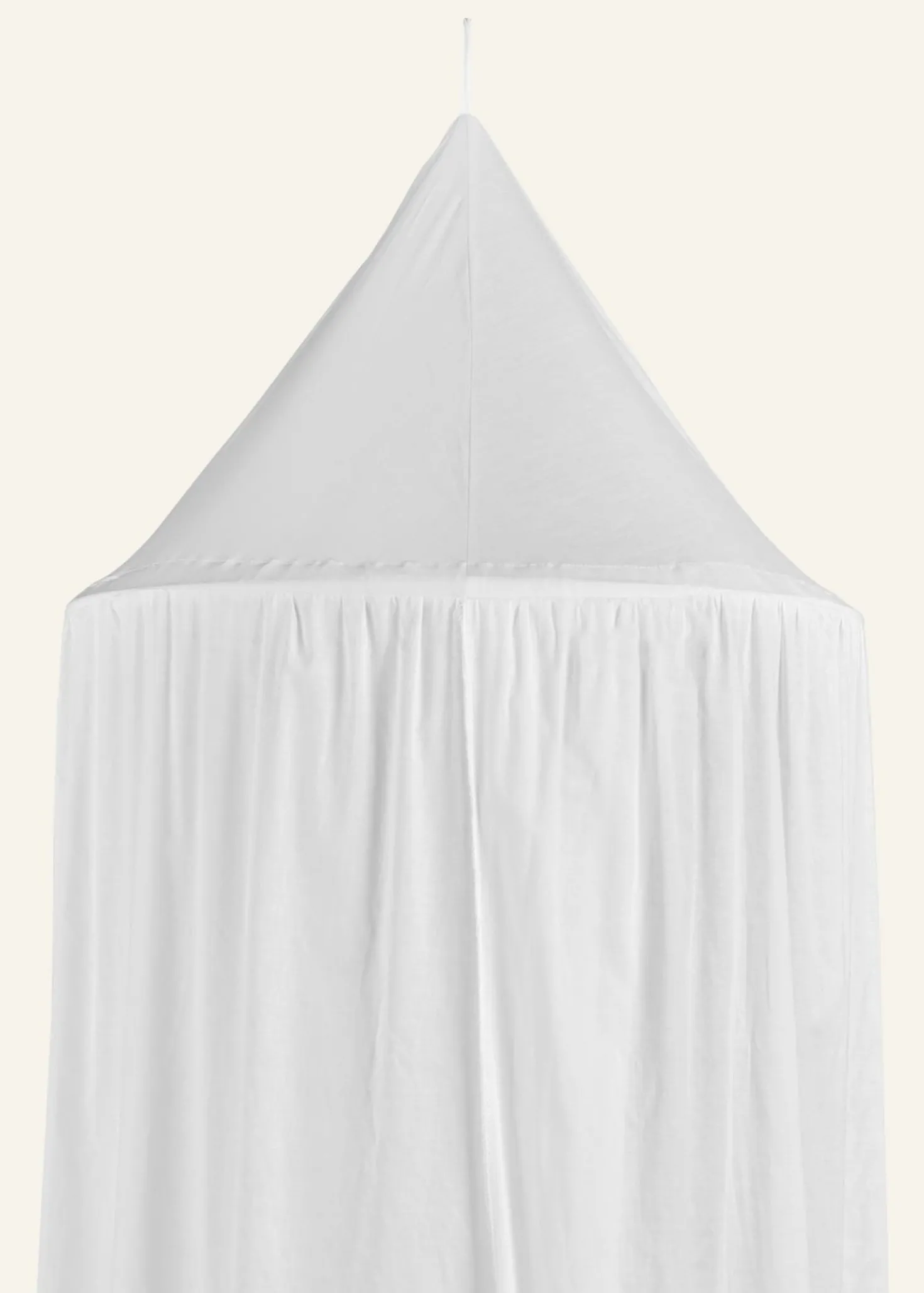 Sänghimmel vit - 250 cm ø55
