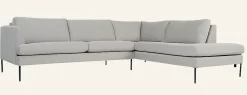 Soffa divan höger beige - 269x220x80 cm