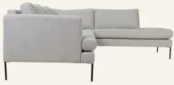 Soffa divan höger beige - 269x220x80 cm