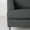 Soffa divan vänster grå - 269x220x80 cm