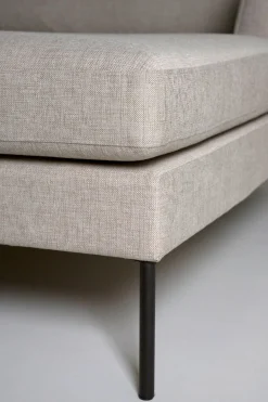 Soffa schäslong höger beige - 300x156x80 cm